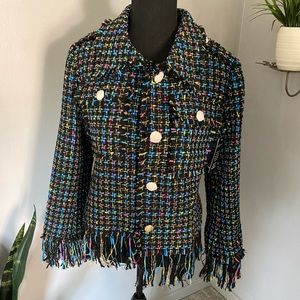 Beautiful NWT Boston Proper tweed blazer